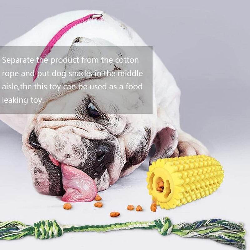 Dog Toys, Dog Toys Suitable For Strong Chewing, Durable And Chewy Squeaking Interactive Dog Toys, Small, Medium And Large Dog And Puppy Teeth Chewing Corn Cob Toys - Immense Plus More