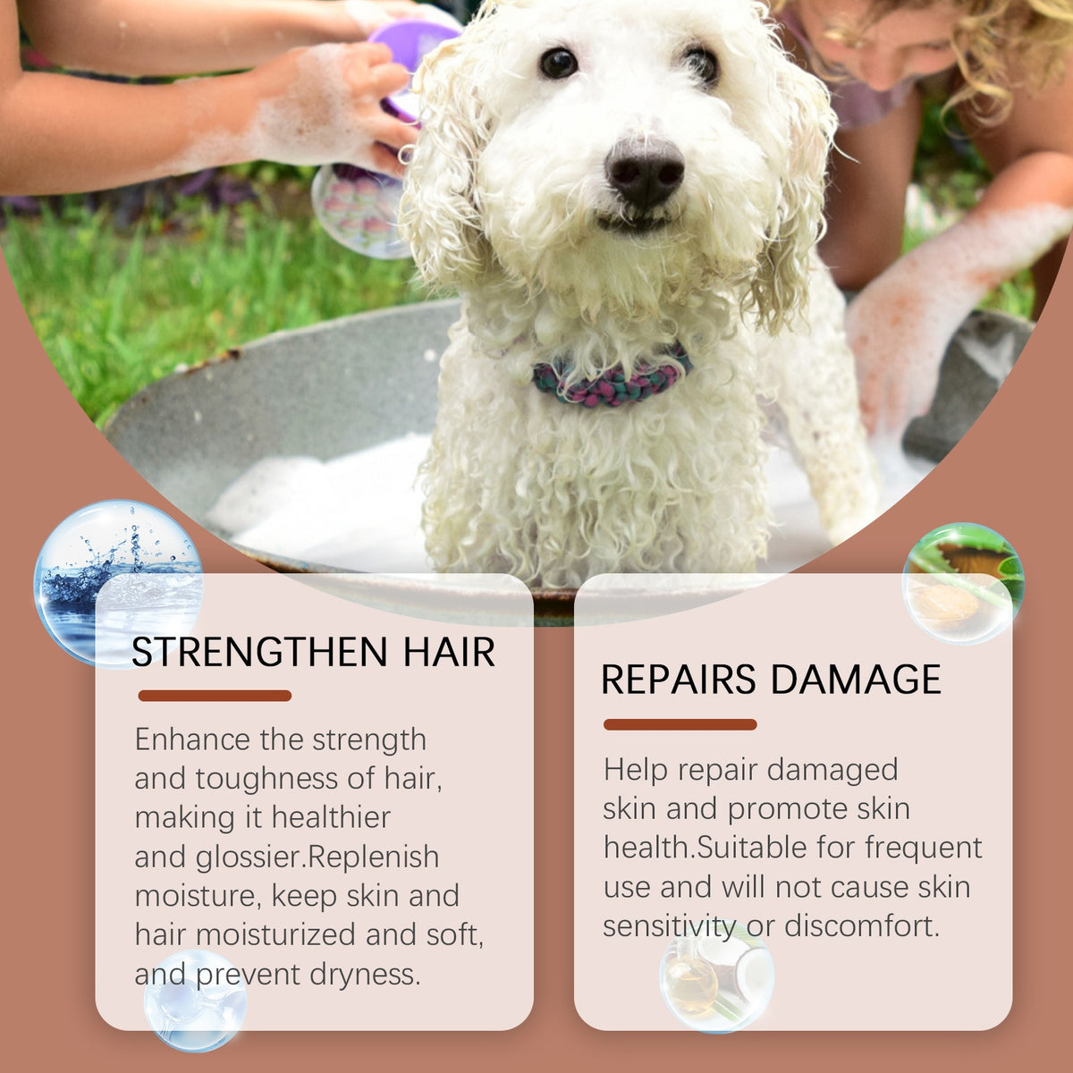 Dog Shampoo | Gentle Cleansing & Nourishing Formula for Soft, Shiny Fur