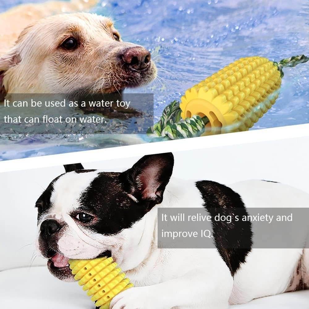 Dog Toys, Dog Toys Suitable For Strong Chewing, Durable And Chewy Squeaking Interactive Dog Toys, Small, Medium And Large Dog And Puppy Teeth Chewing Corn Cob Toys - Immense Plus More