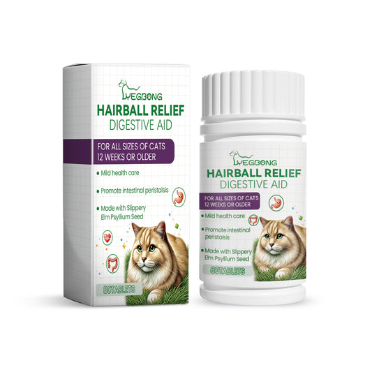 Cat Grass Digestive Tablets for Cats & Dogs