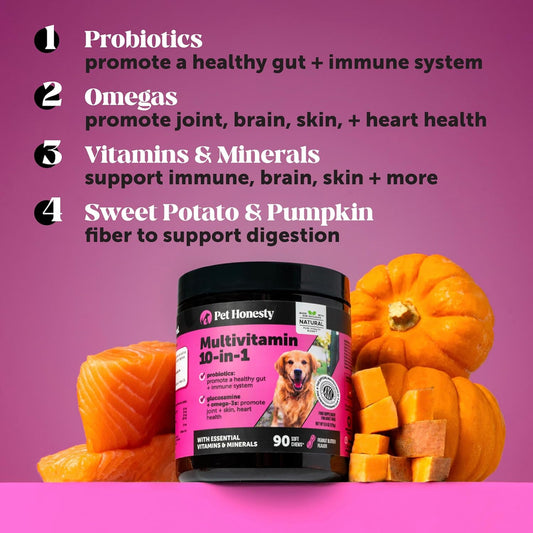Multivitamin Chews for Dogs | Daily Health & Wellness Supplement