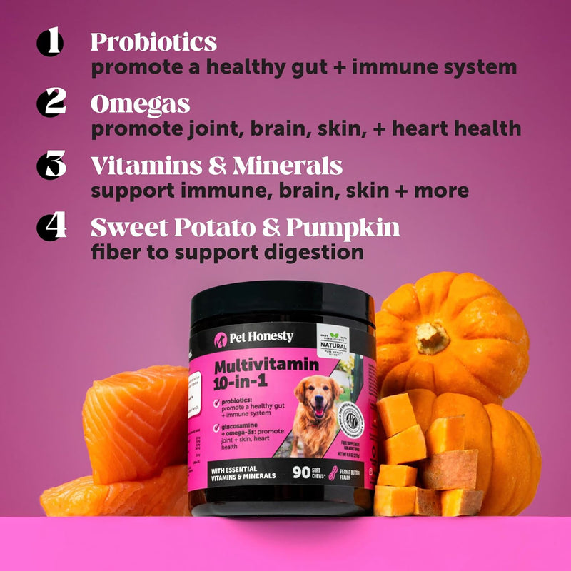 Multivitamin Chews for Dogs | Daily Health & Wellness Supplement